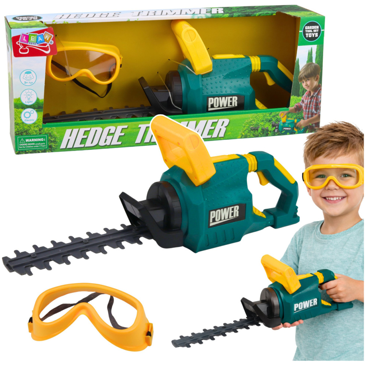 Heli ja valgusefektidega hekilõikur lastele