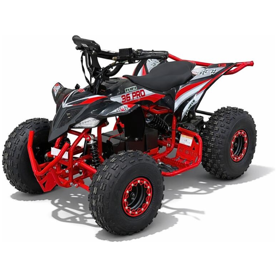 Elektriline atv Falcon 800w 36v 12AH punane