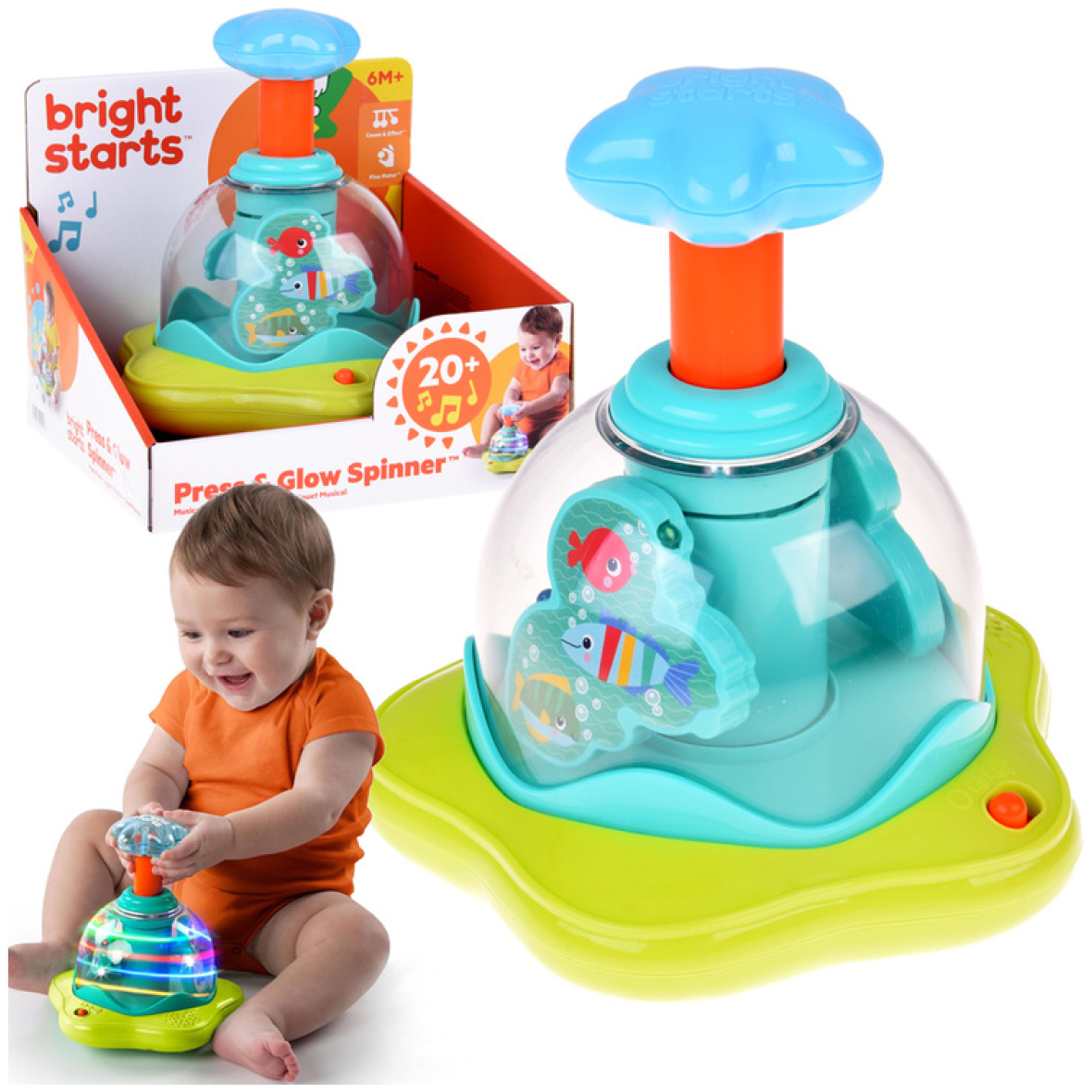 Värviline vurr meloodiate ja tuledega