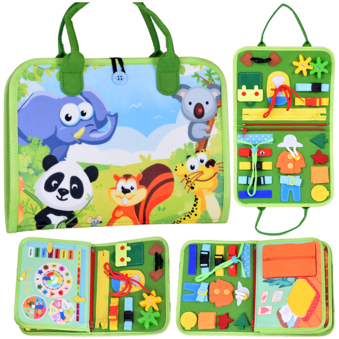 Hariduslik sensoorne tegelusmapp-raamat