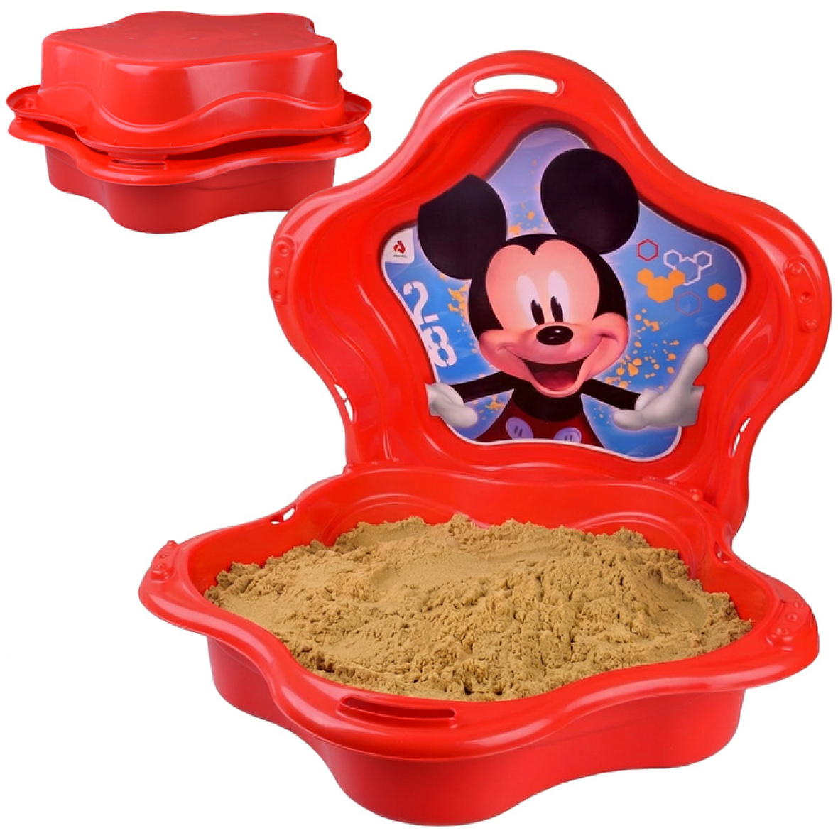 Plastikust kaheosaline liivakast Miki Hiir