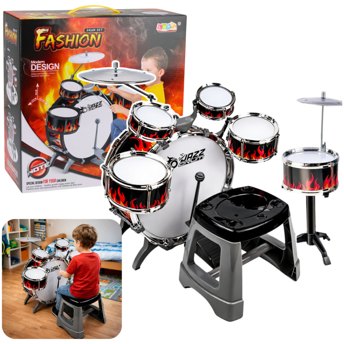 Trummikomplekt tooliga