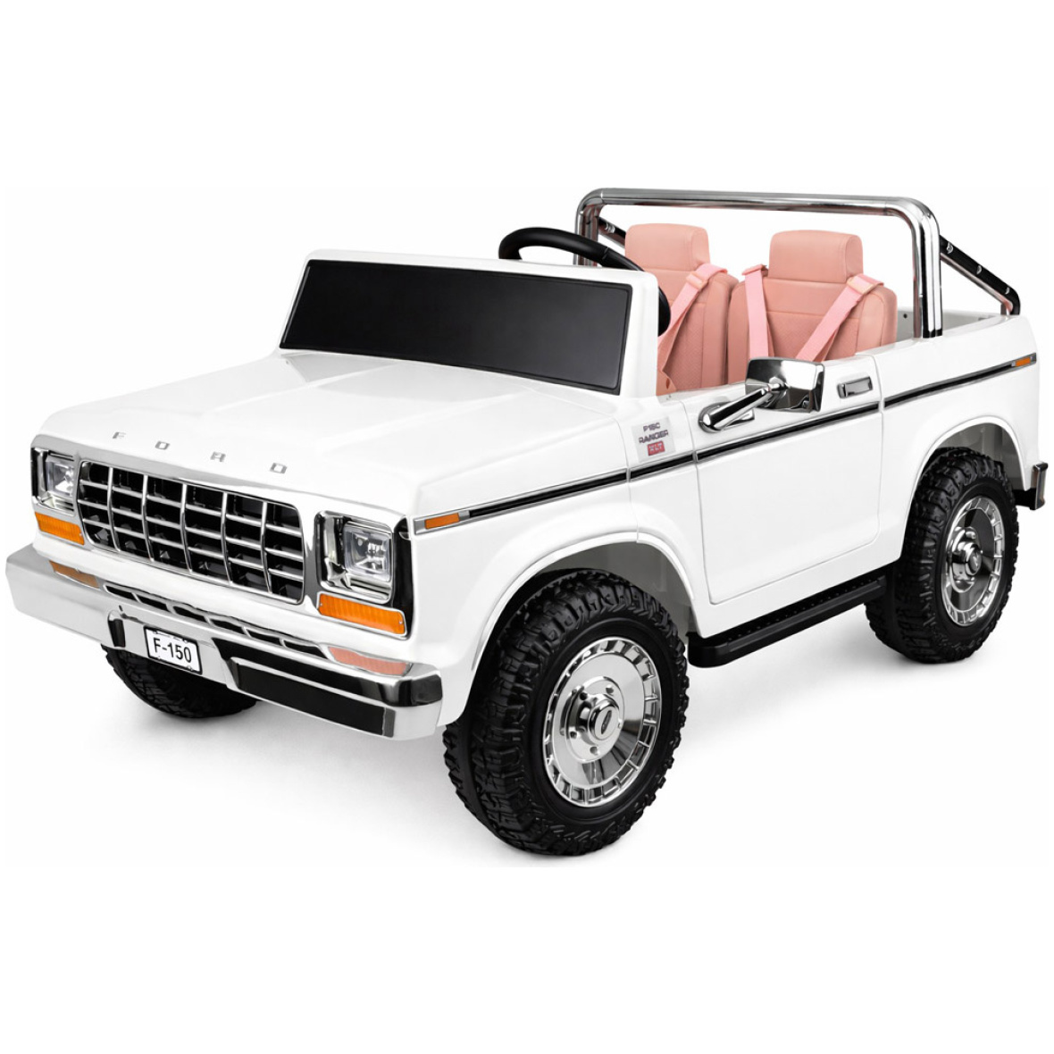 Kahekohaline elektriauto Ford Bronco 24v 4×4,valge