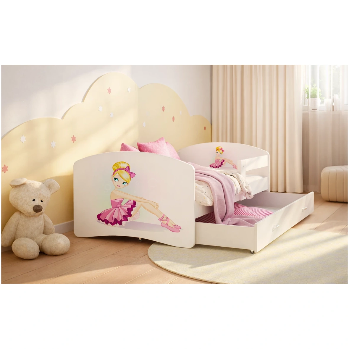 Lastevoodi Luki 180×80 pesukastiga Nr03