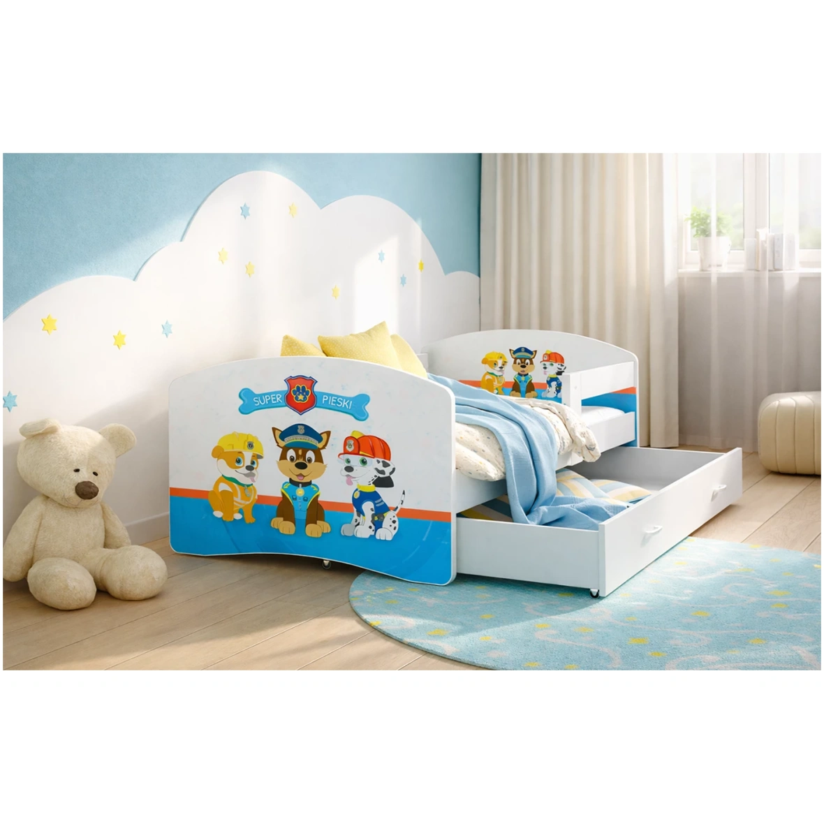 Lastevoodi Luki 180×80 pesukastiga Nr47