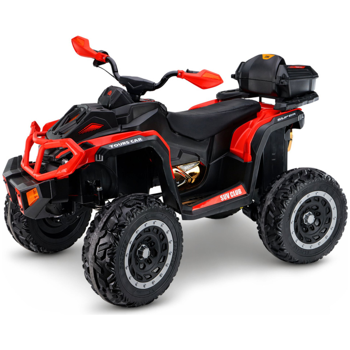 Elektriline atv XW 4×4 kaugjuhtimispuldiga-punane
