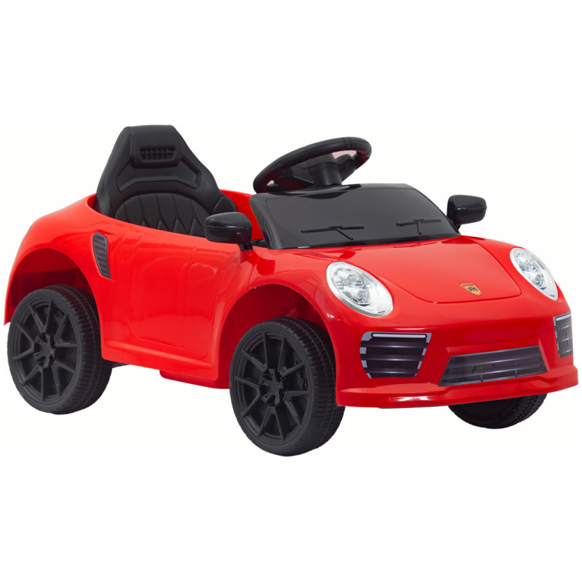 Laste elektriline sportauto, punane