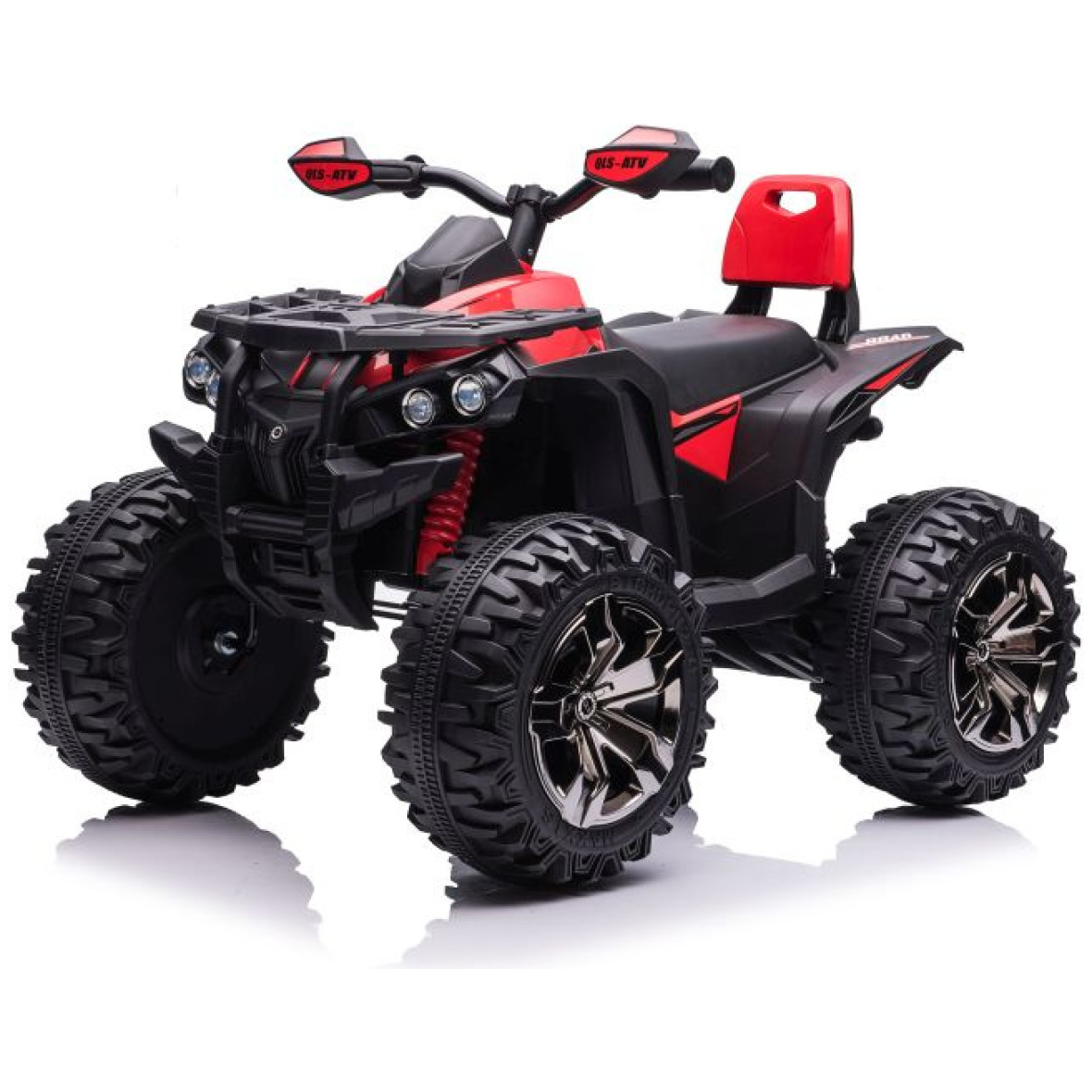 Elektriline atv 4×4 kaugjuhtimispuldiga-punane