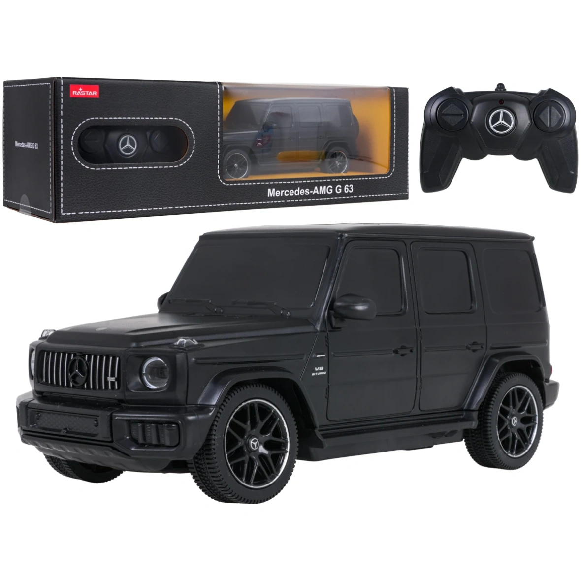 Raadioteel juhitav mercedes benz g63 amg 1:24 must